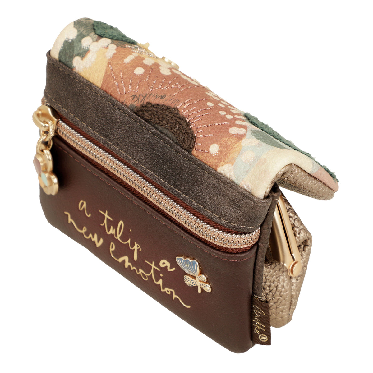 ANEKKE Portamonete con Patta Blossom