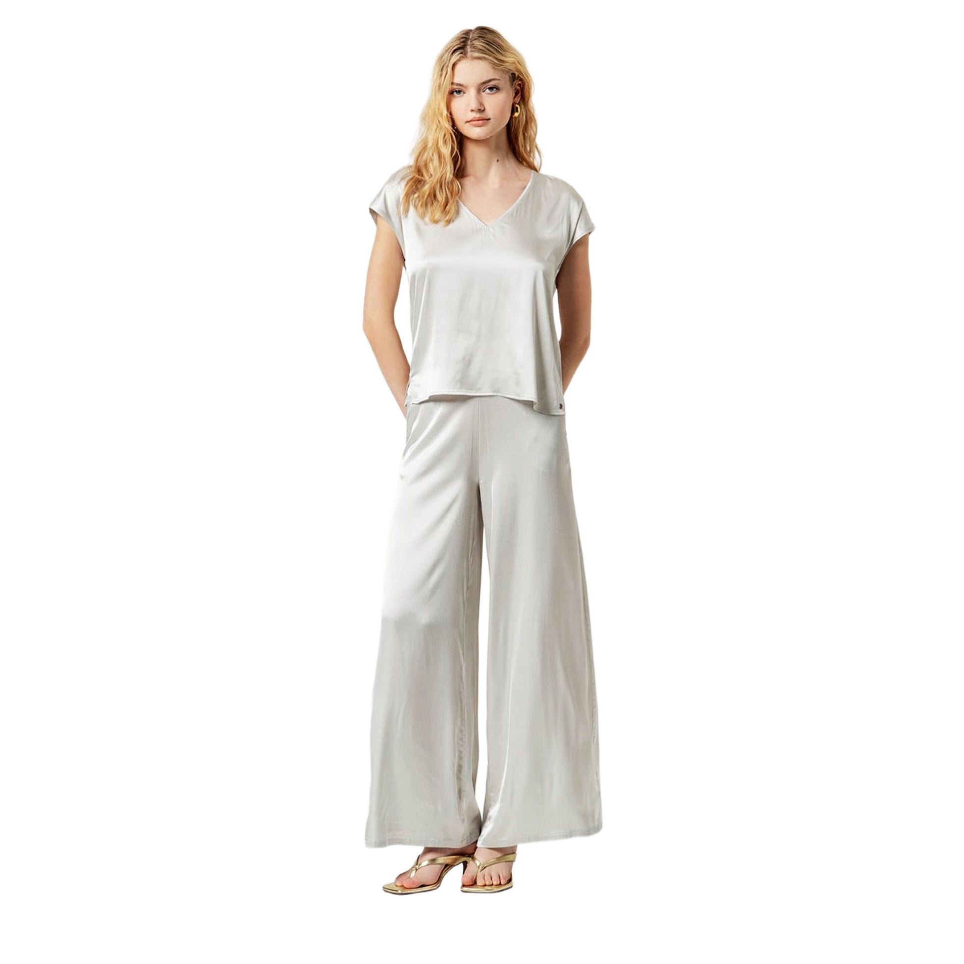 SURKANA Blusa con collo a V Perla-SURKANA-VIALESCARPE
