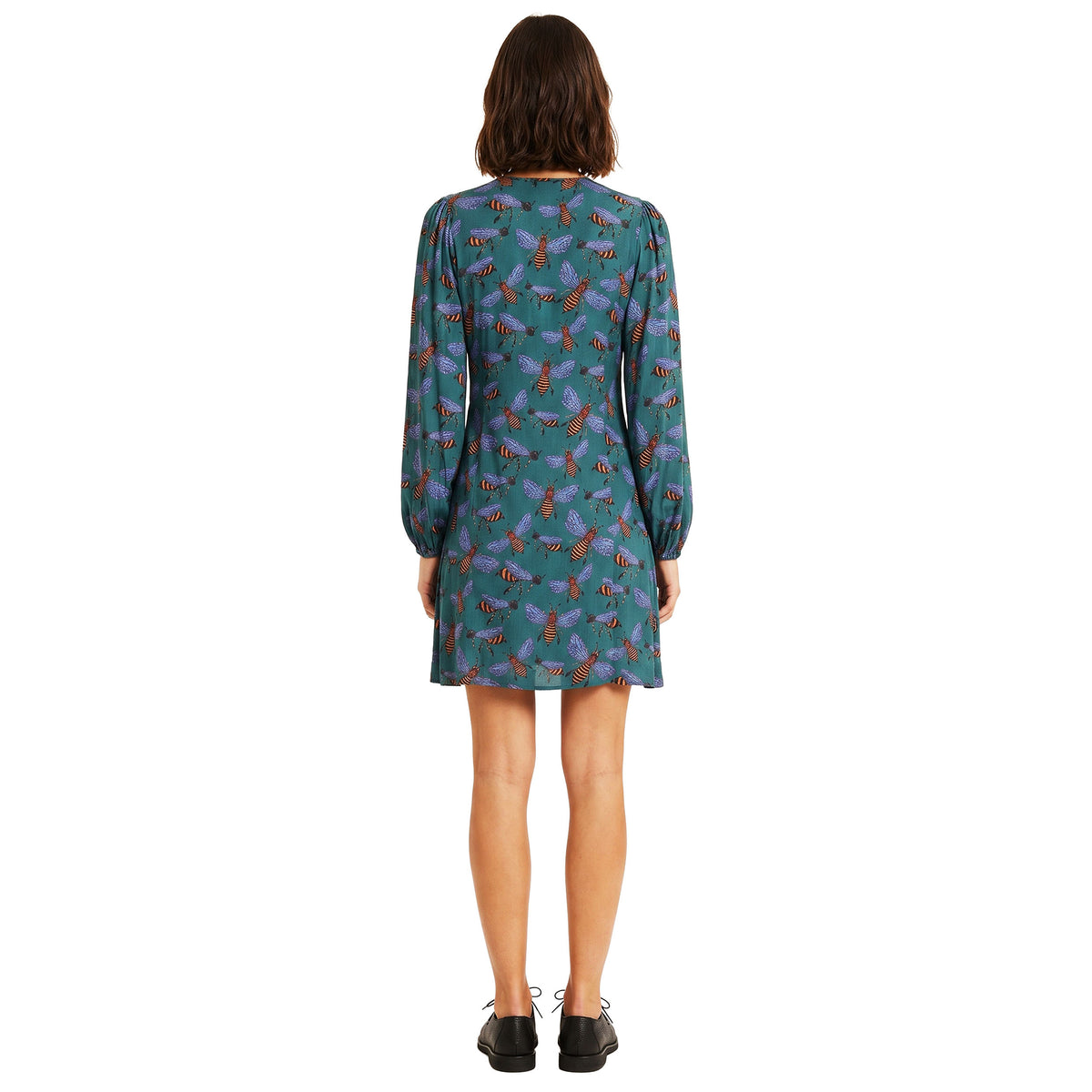 PEPALOVES Abito Corto Bees Teal