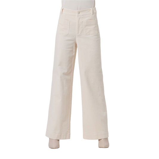 SURKANA Pantalone Wide Leg in Velluto Crudo-SURKANA-VIALESCARPE