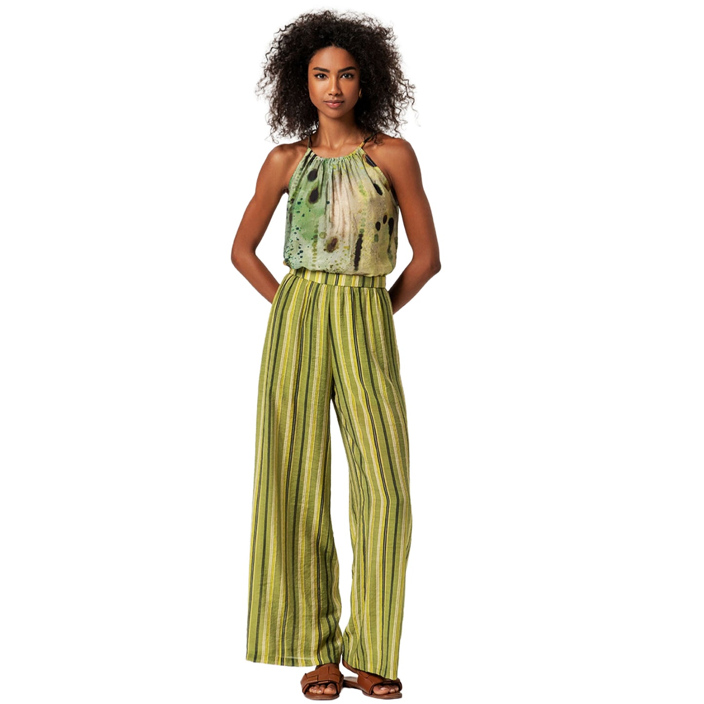 SURKANA Pantaloni ampi Multicolore