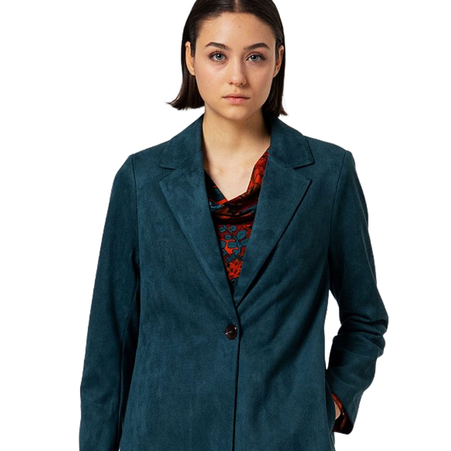 SURKANA - Cappotto oversize effetto velluto-SURKANA-VIALESCARPE