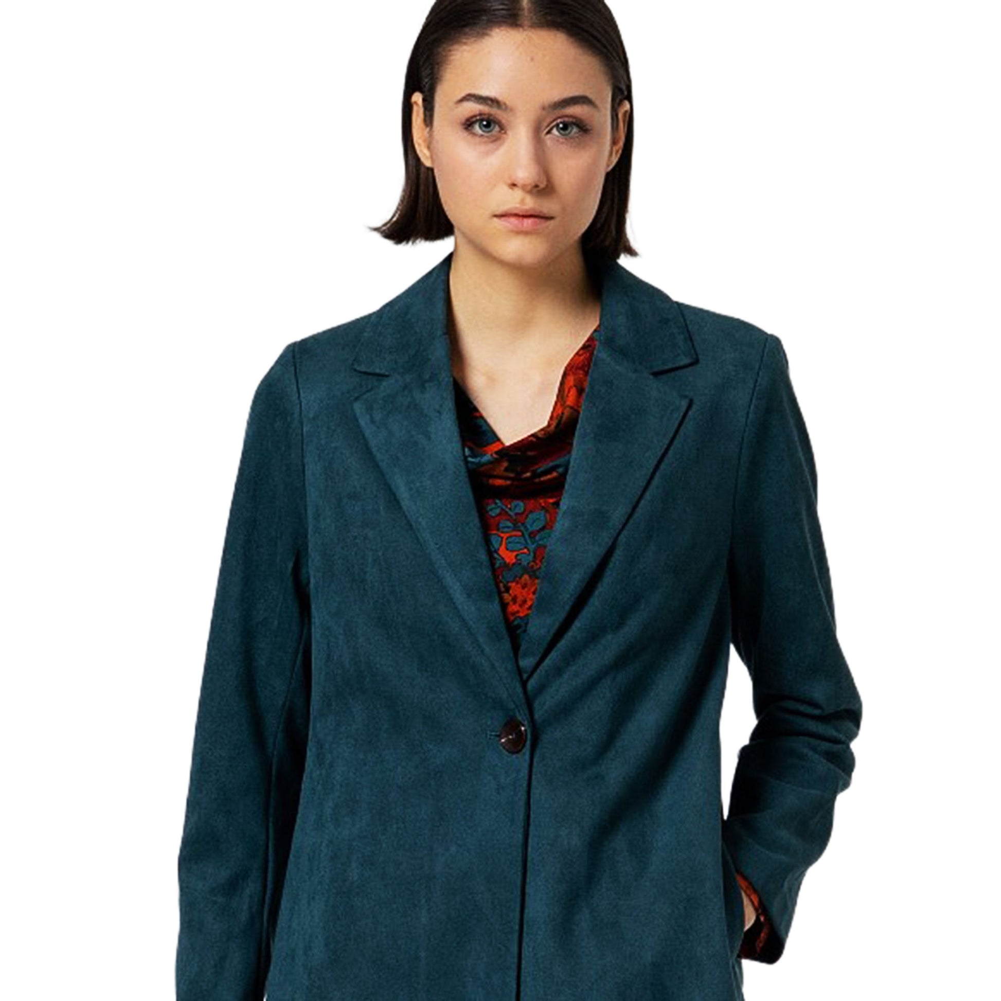 SURKANA - Cappotto oversize effetto velluto-SURKANA-VIALESCARPE