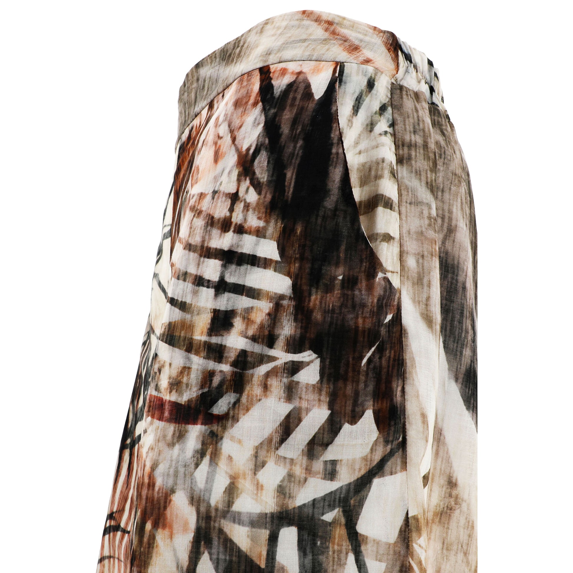 KARAKORUM Pantaloni STEFANY Beige e Marrone-KARAKORUM-VIALESCARPE