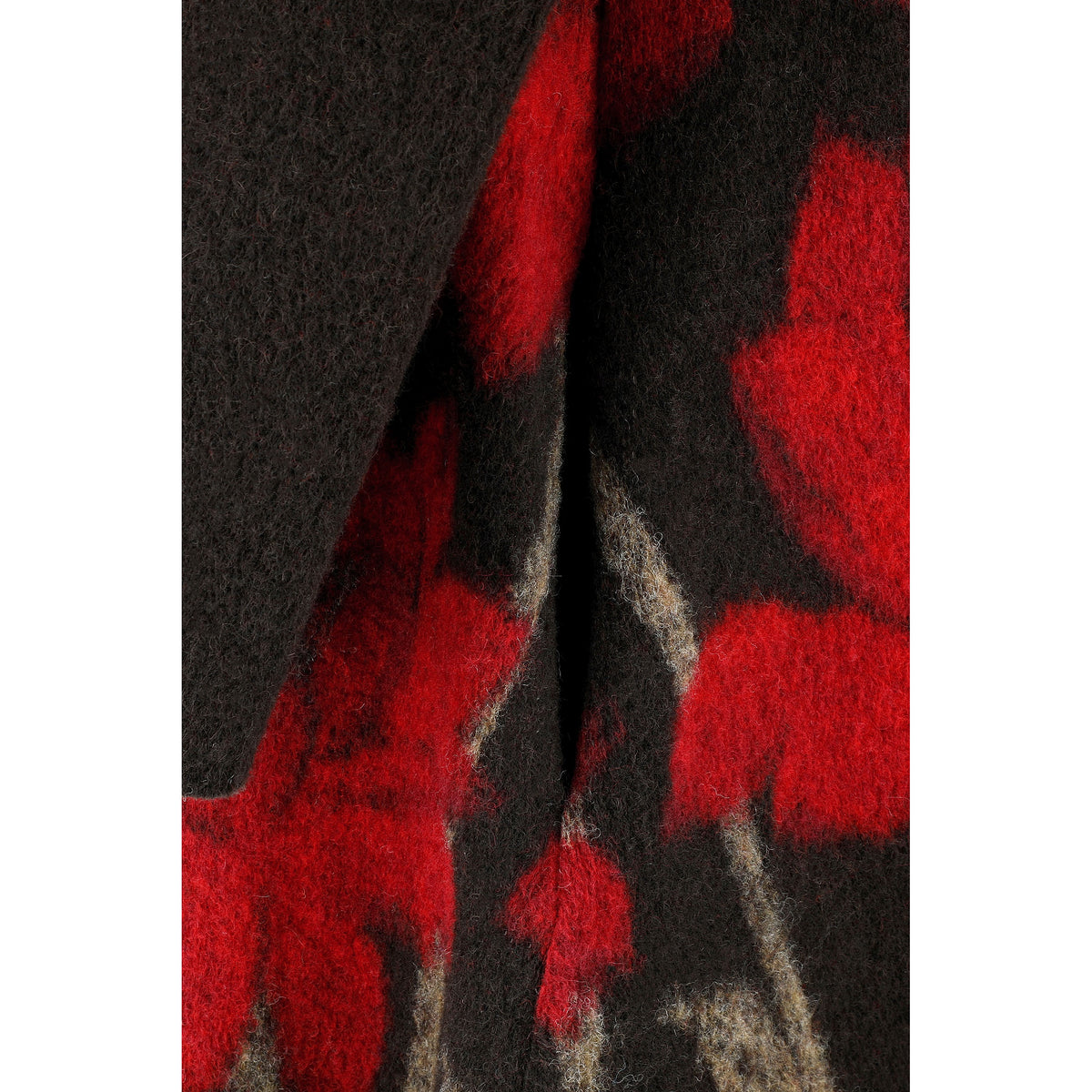 KARAKORUM Cappotto Daniela marrone rosso in misto lana