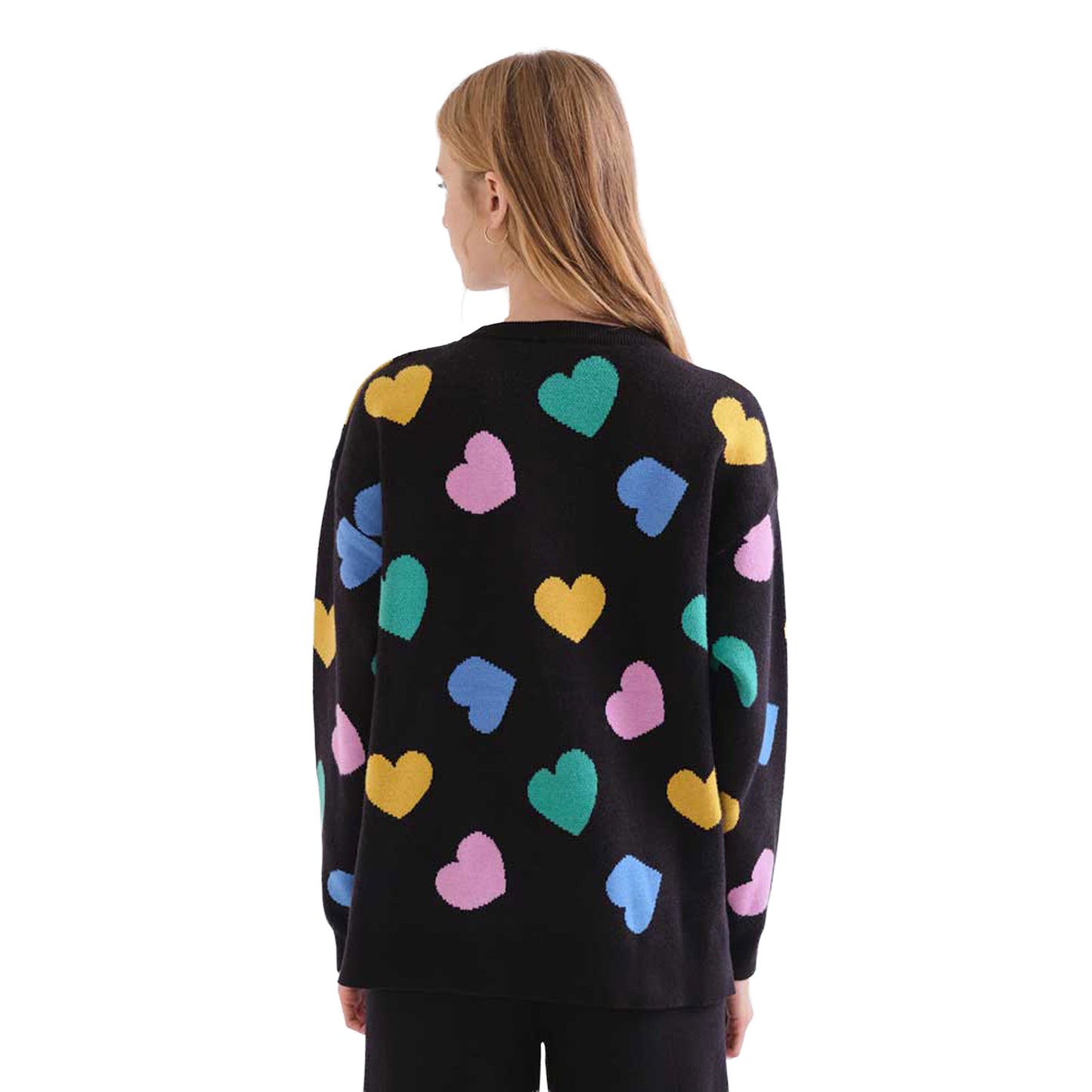 COMPAÑÍA FANTÁSTICA Maglia Candy Nera