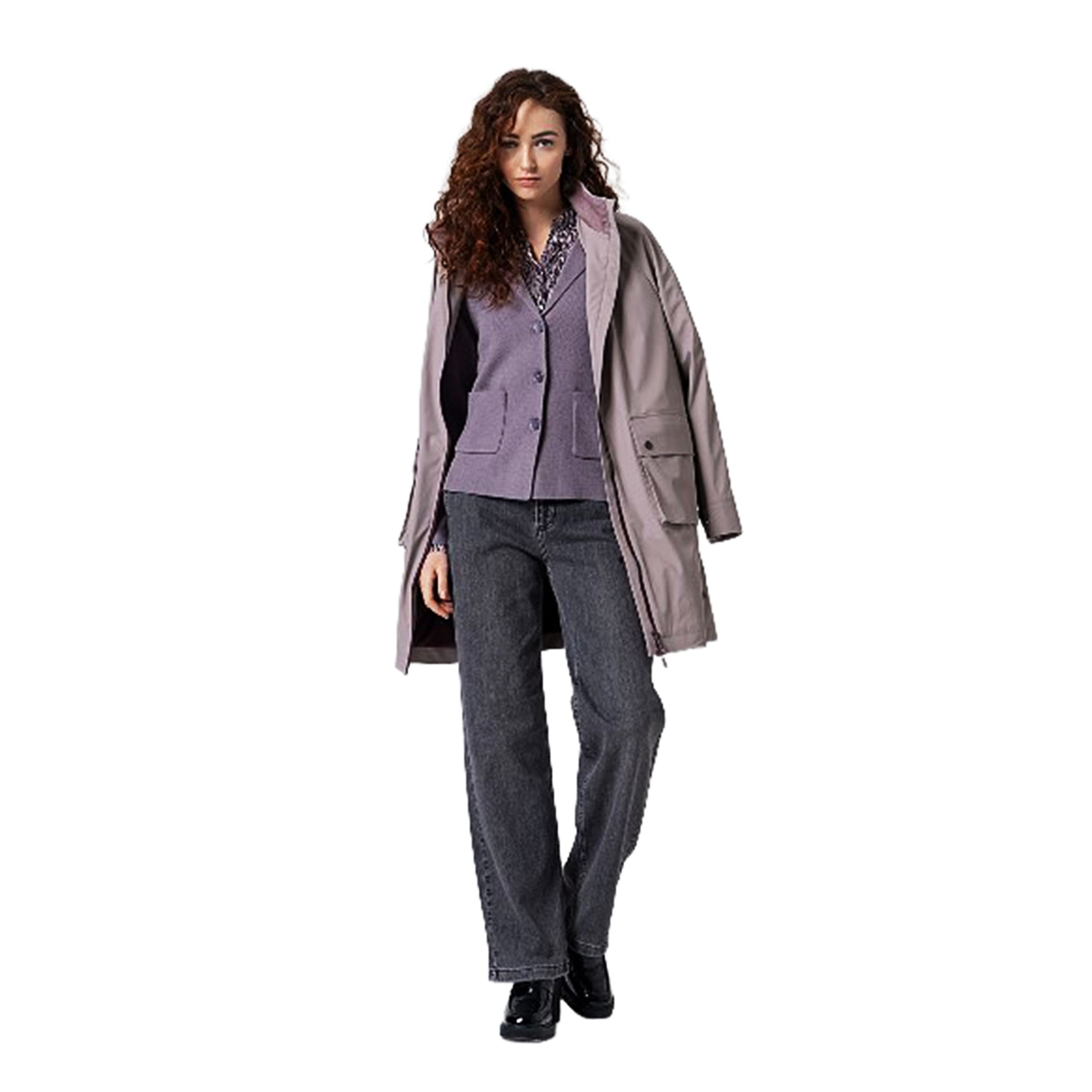 SURKANA - Giacca in maglia con collo a revers e tasche-SURKANA-VIALESCARPE