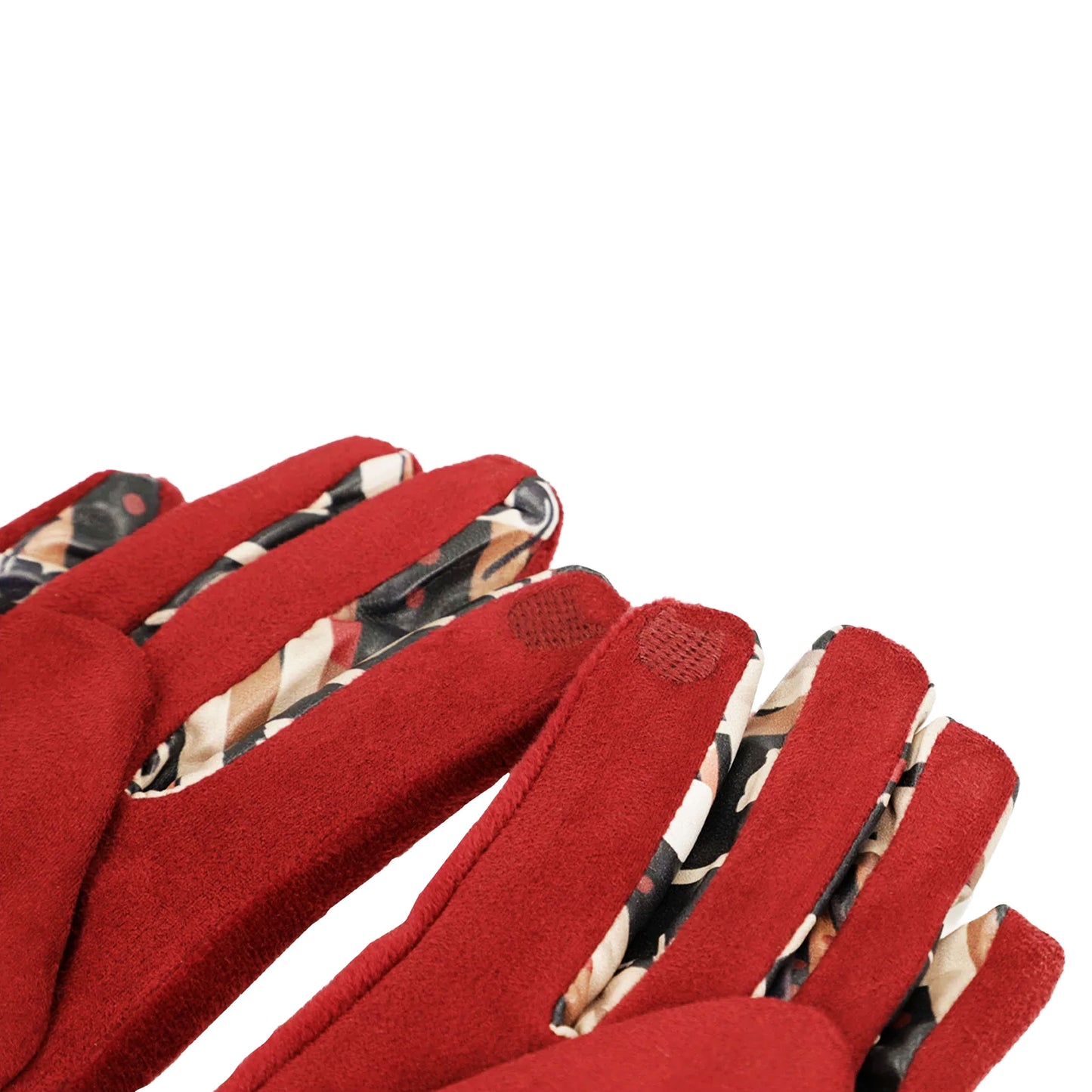 ANEKKE - Guanti velluto bordò-ANEKKE-VIALESCARPE