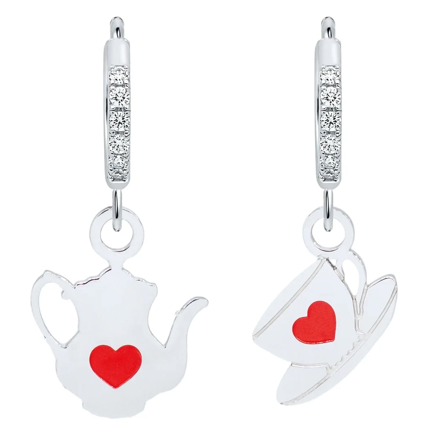 MAD TEA - Orecchini anelle Tazzina del cappellaio Matto-MAD TEA-VIALESCARPE