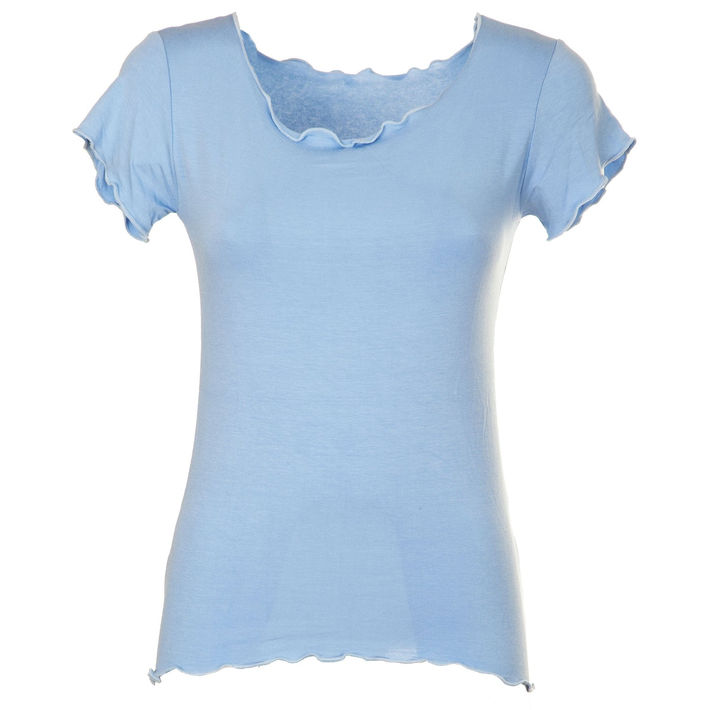 T-Shirt basica azzurro