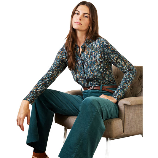 SURKANA - Pantaloni svasati con tasche applicate-SURKANA-VIALESCARPE