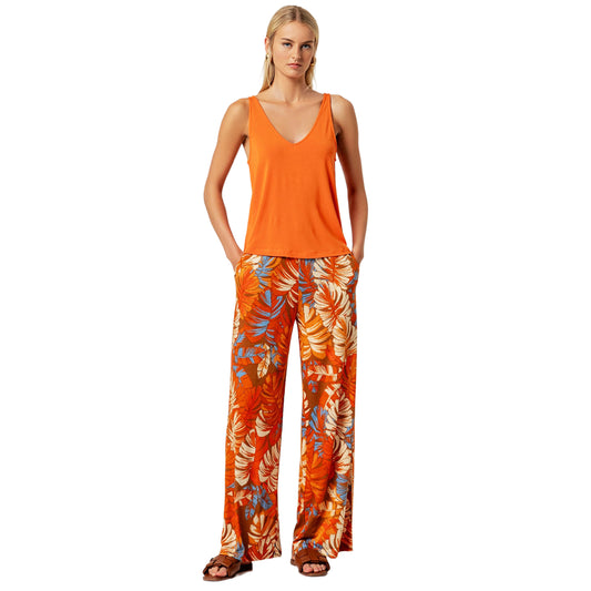 SURKANA Top a spalline Arancio-SURKANA-VIALESCARPE
