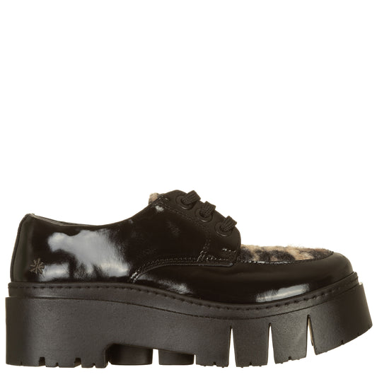 ART Stringatre LEEDS Nappa Shinny Nero-Leopard