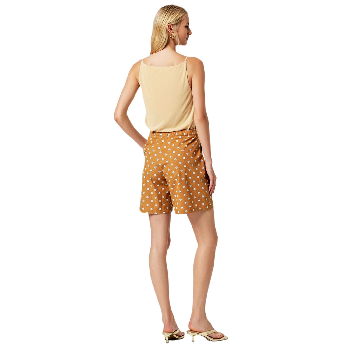 SURKANA Shorts con pince Cammello