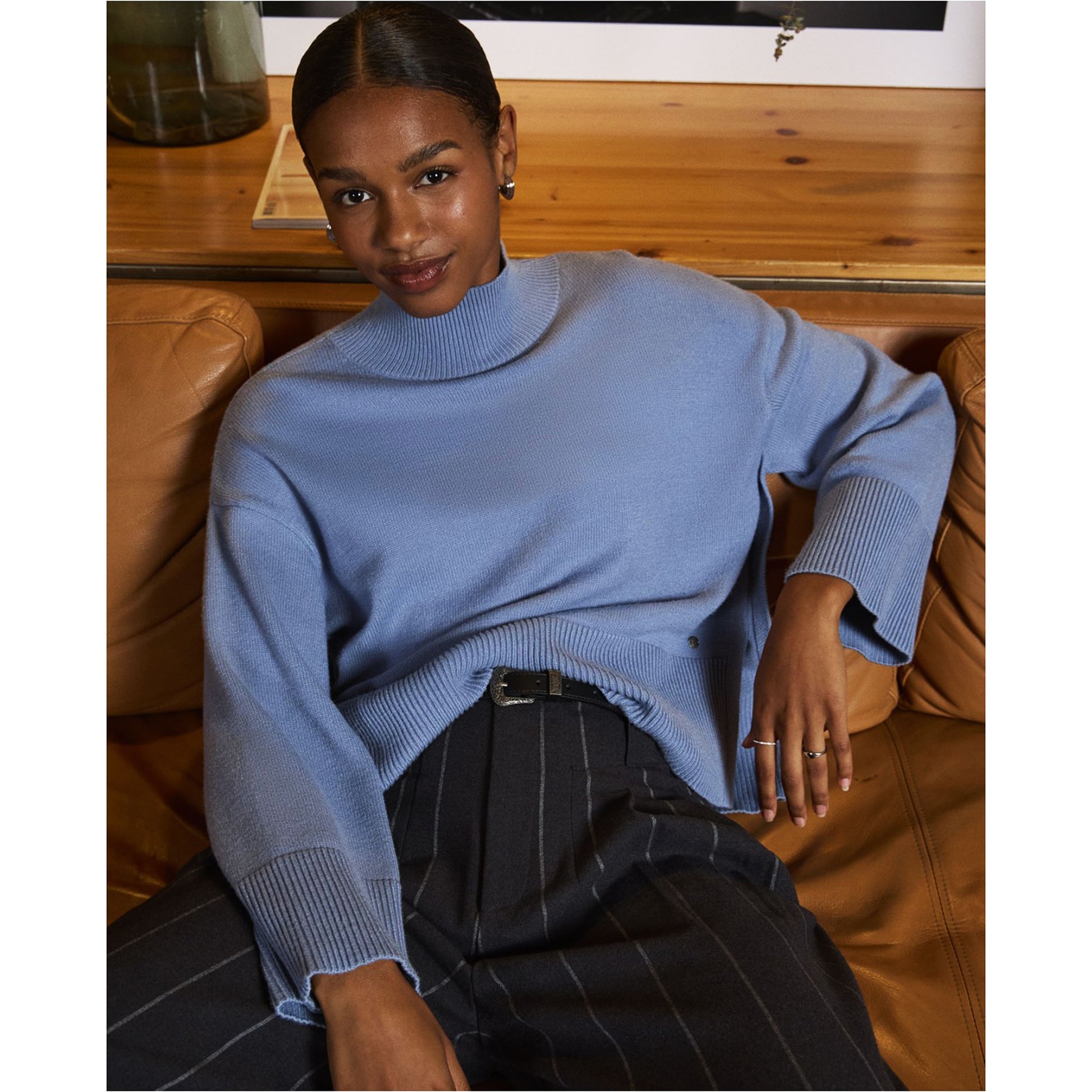 SURKANA - Maglione a collo alto e maniche ampie-SURKANA-VIALESCARPE