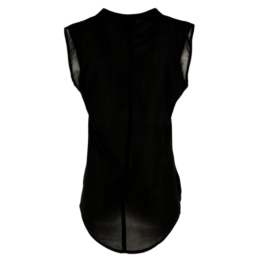 KARAKORUM Blusa Smanicata MADISON Nero-KARAKORUM-VIALESCARPE