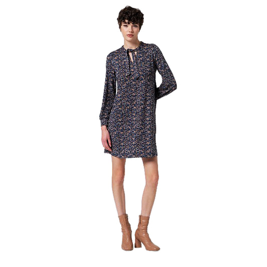 SURKANA - Abito corto stampato con allacciatura-SURKANA-VIALESCARPE