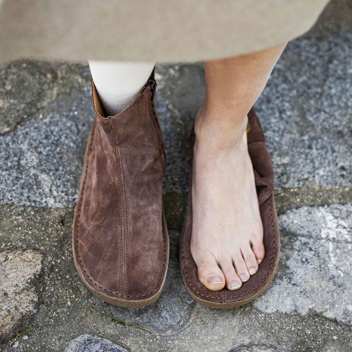 EL NATURALISTA Stivaletti TAMI Suede Chocolat