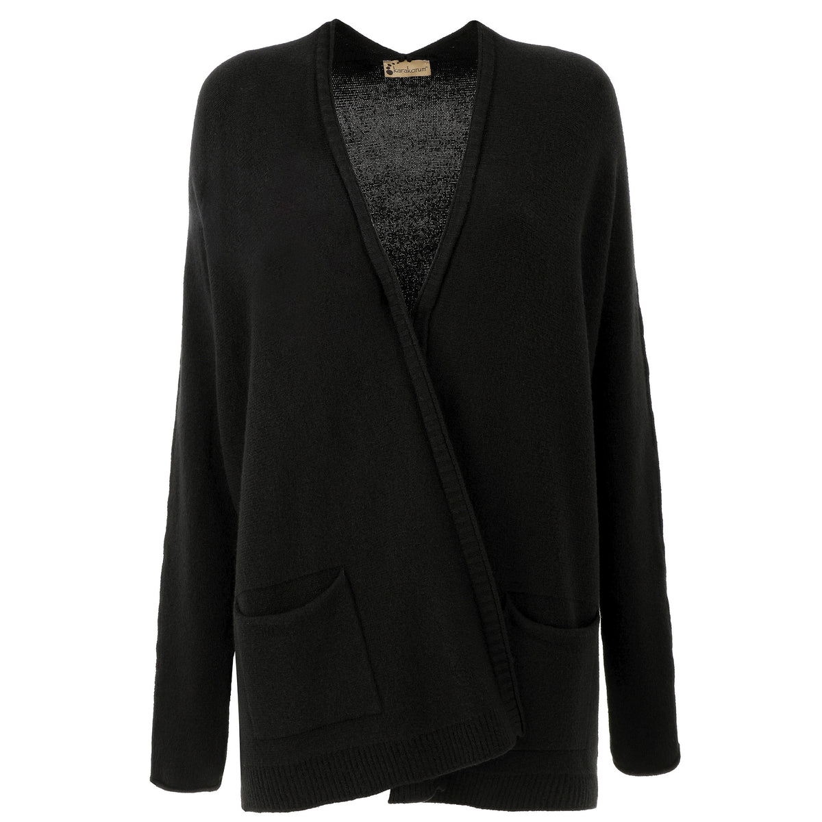 KARAKORUM Cardigan Bianca nero
