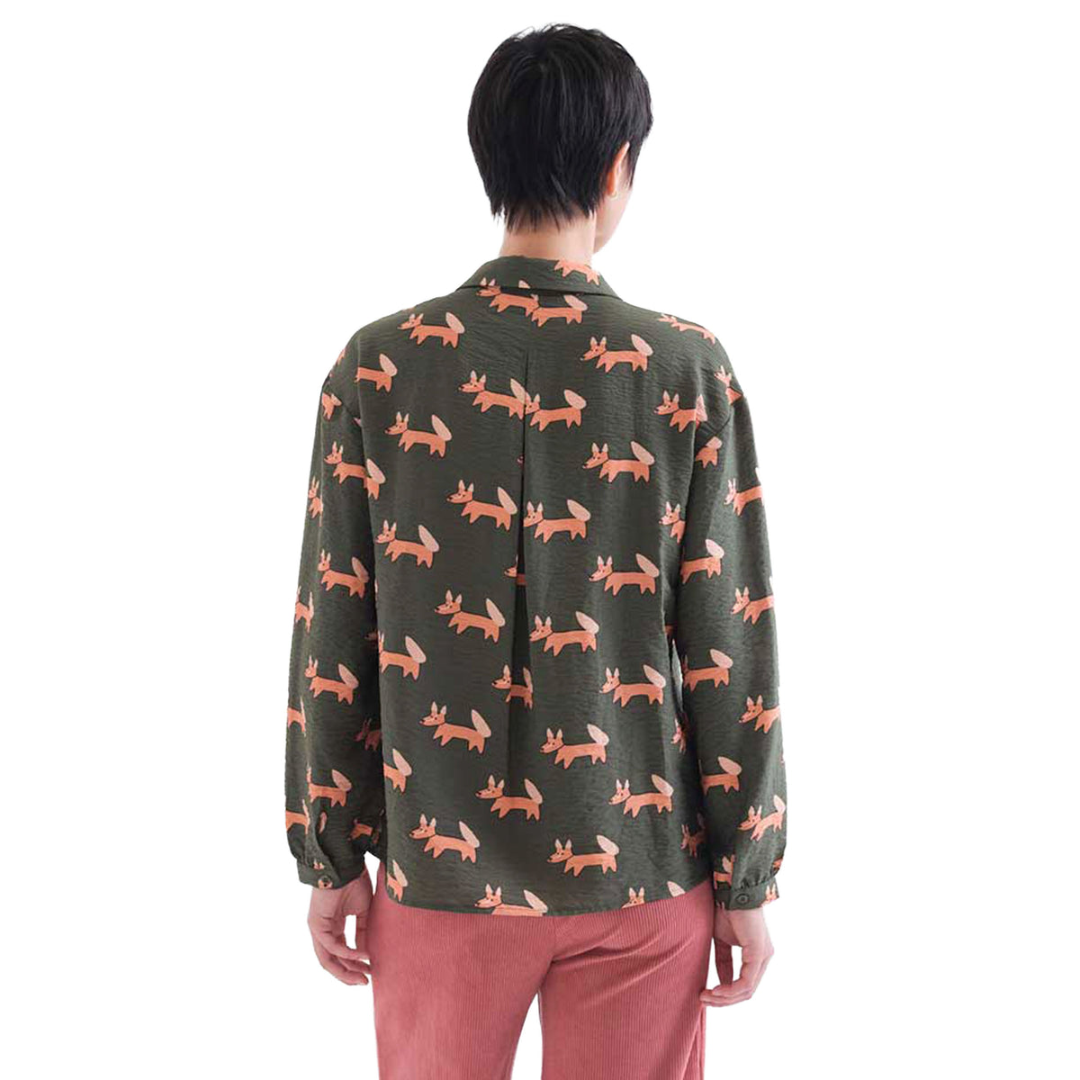 COMPAÑÍA FANTÁSTICA Camicia stampata Volpe