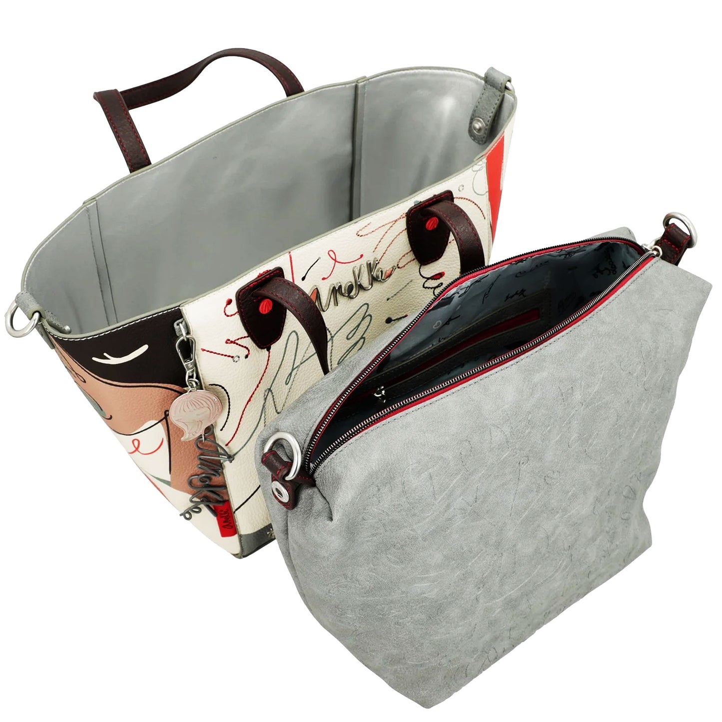 ANEKKE Borsa shopper nera Alma