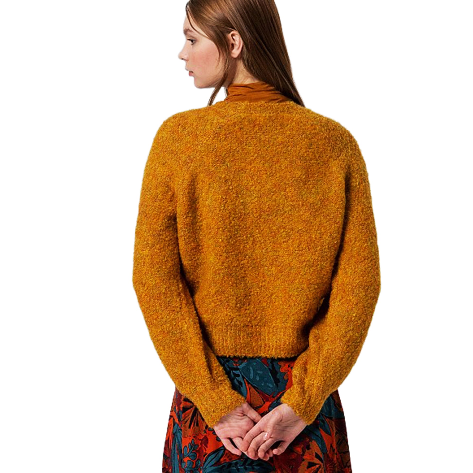 SURKANA - Maglione corta girocollo con maniche raglan a sbuffo-SURKANA-VIALESCARPE