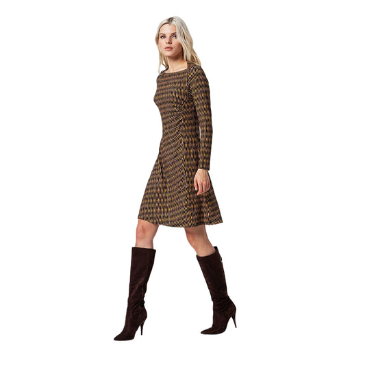 SURKANA - Abito midi con arricciatura in vita Verde-SURKANA-VIALESCARPE