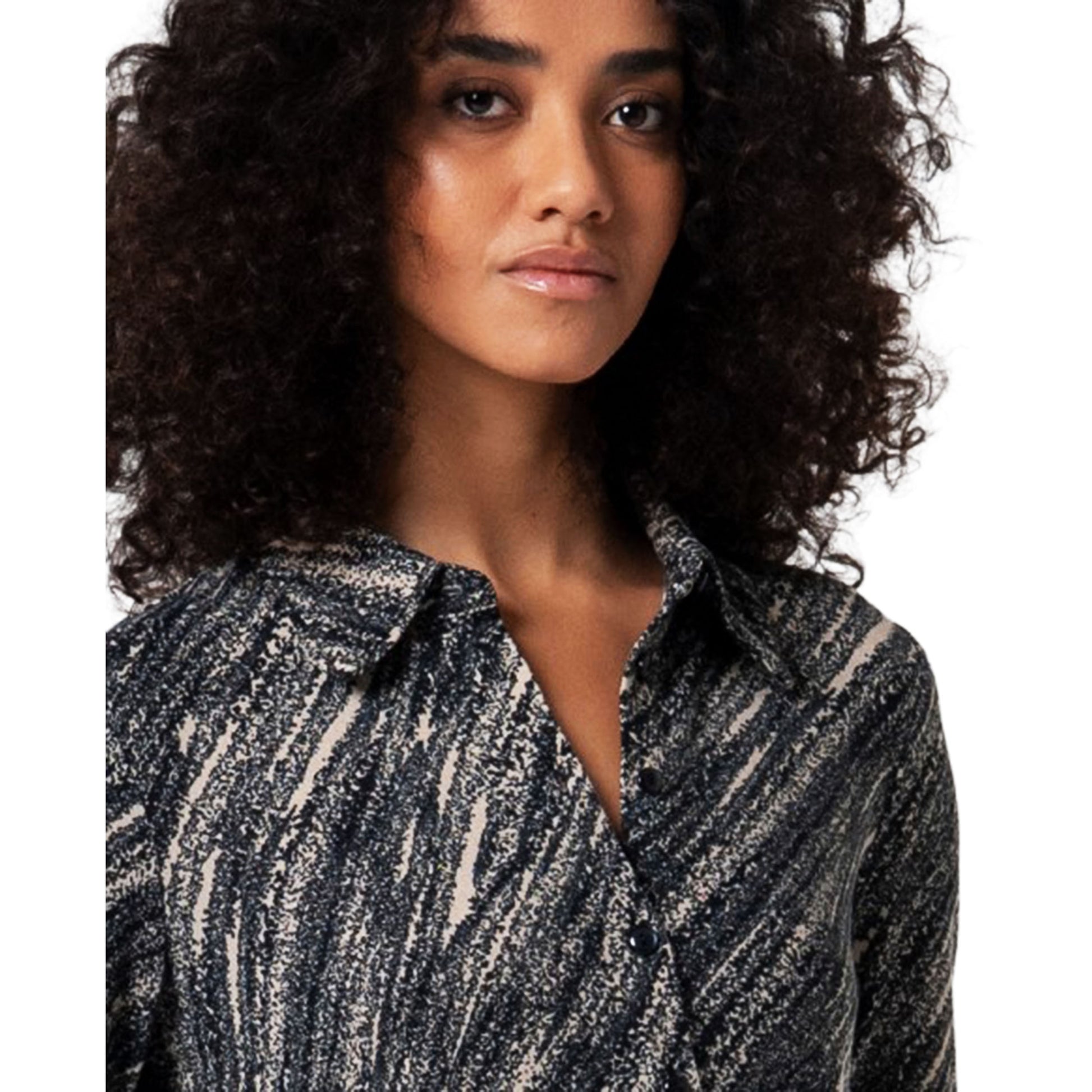 SURKANA - Camicia in poliestere riciclato stretch-SURKANA-VIALESCARPE