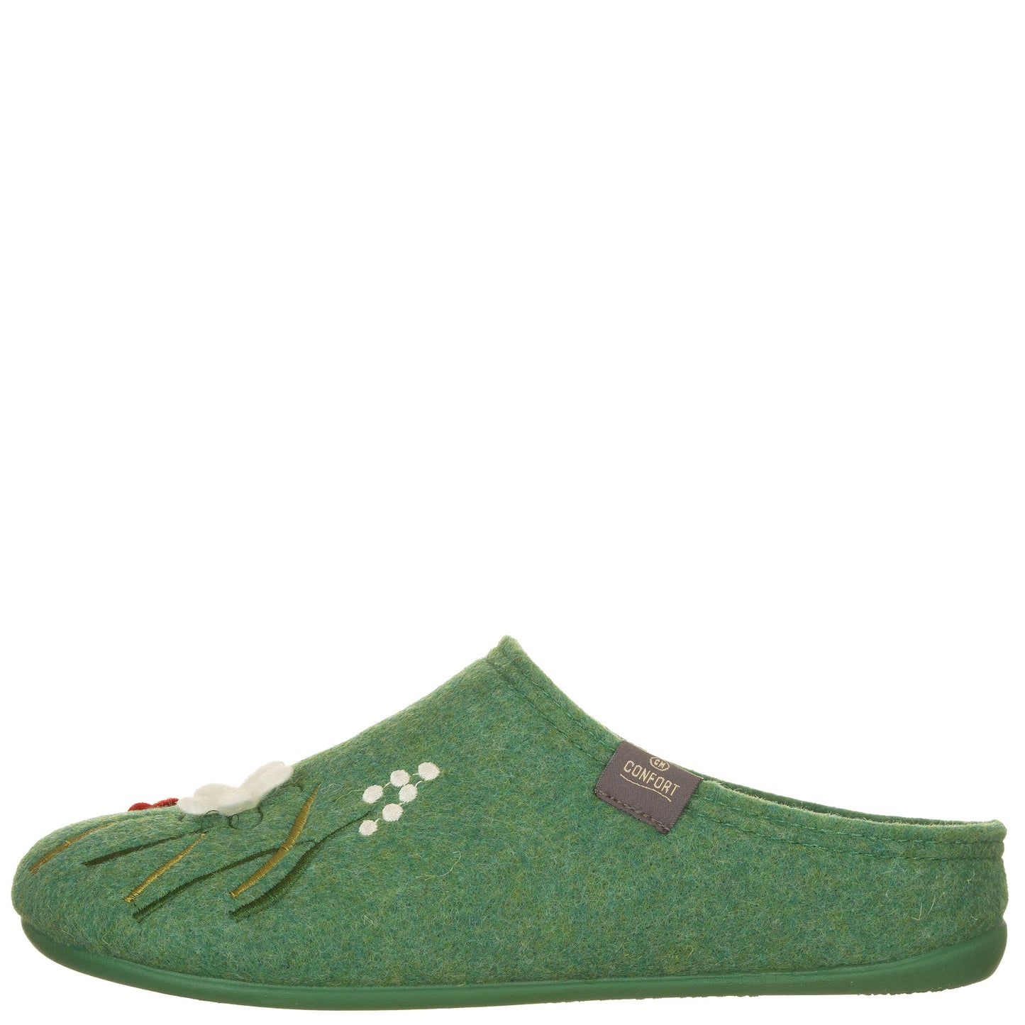 CONFORT - Ciabtte feltro con fiori-CALZAMUR-VIALESCARPE