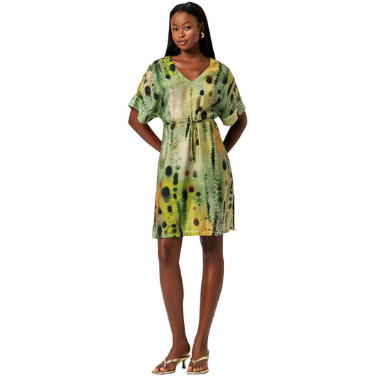 SURKANA Vestito kimono Verde-SURKANA-VIALESCARPE
