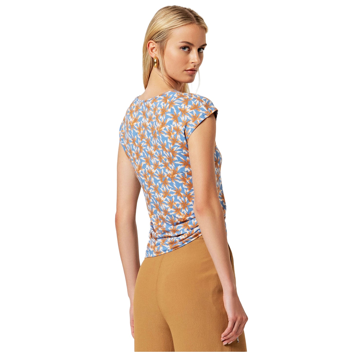 SURKANA T-shirt senza maniche con scollo a V Polvere