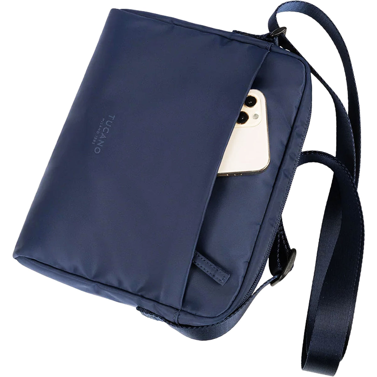 SPILLO BORSA A TRACOLLA ORIZ. BLU