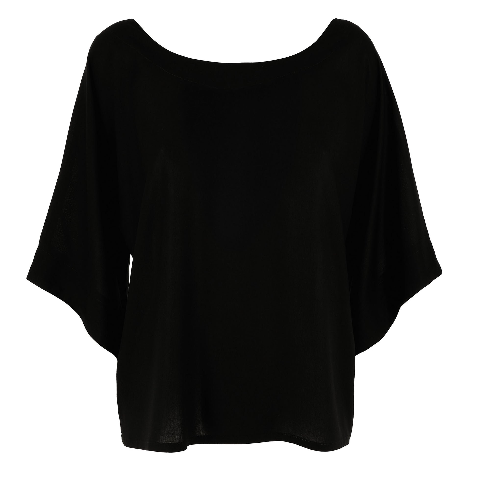KARAKORUM Blusa con Maniche Tre Quarti ROCIO Nero-KARAKORUM-VIALESCARPE