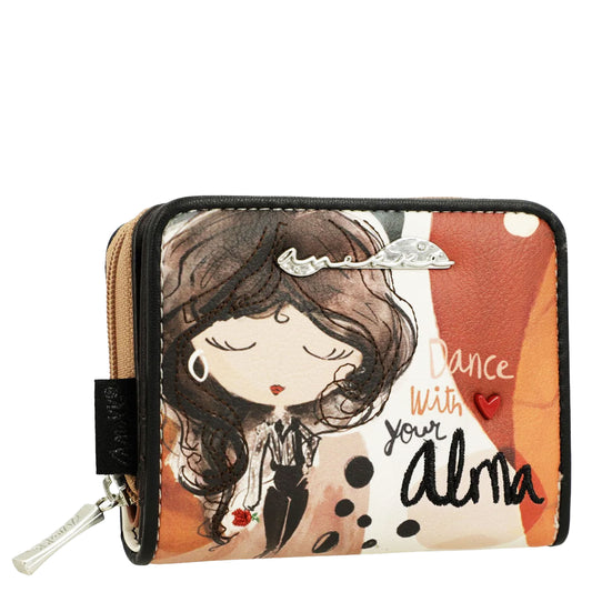 ANEKKE Piccolo portafoglio RFID Alma