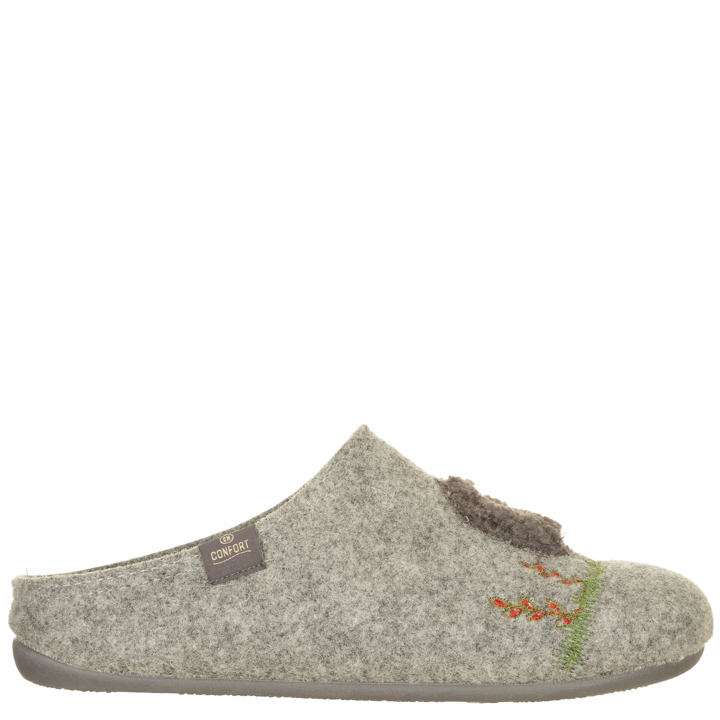 CONFORT - Ciabtte feltro con fiori-CALZAMUR-VIALESCARPE