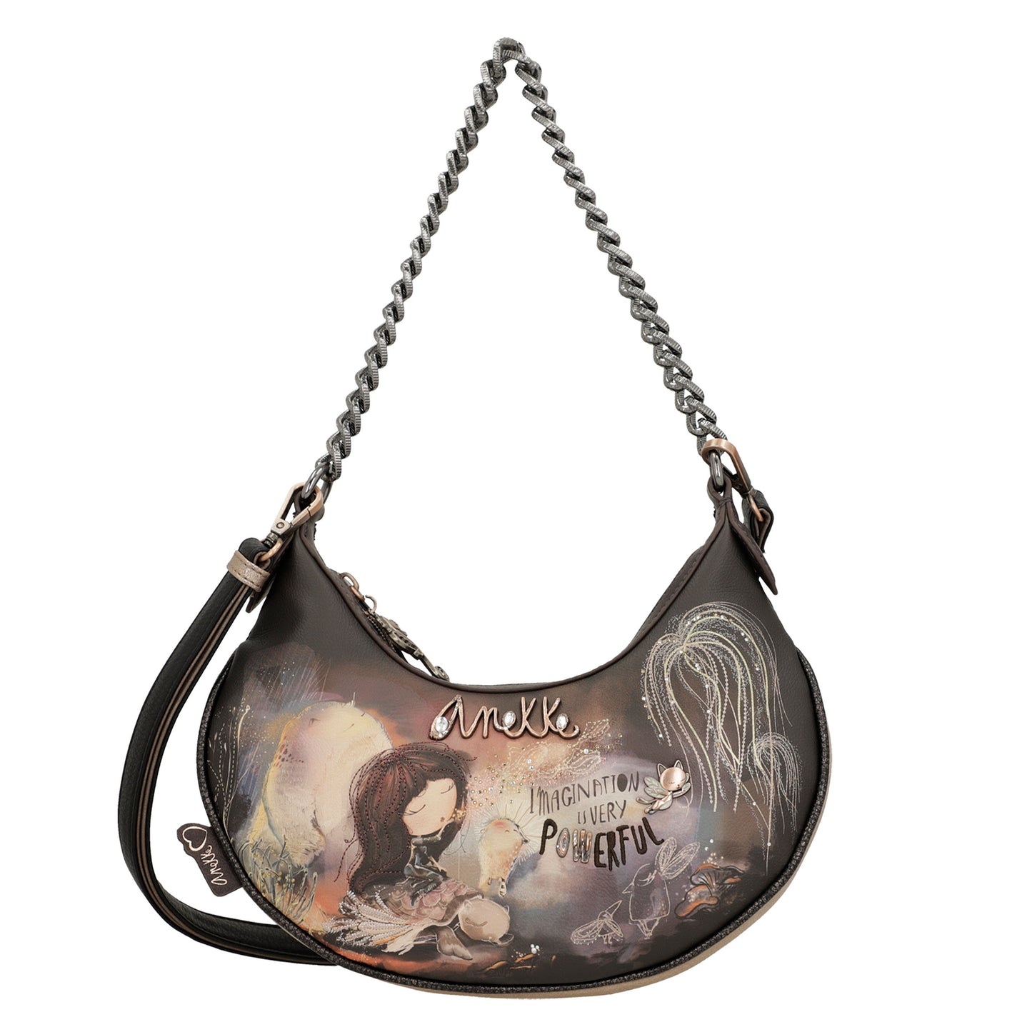 Borsa a tracolla Dreamverse con manico in metallo