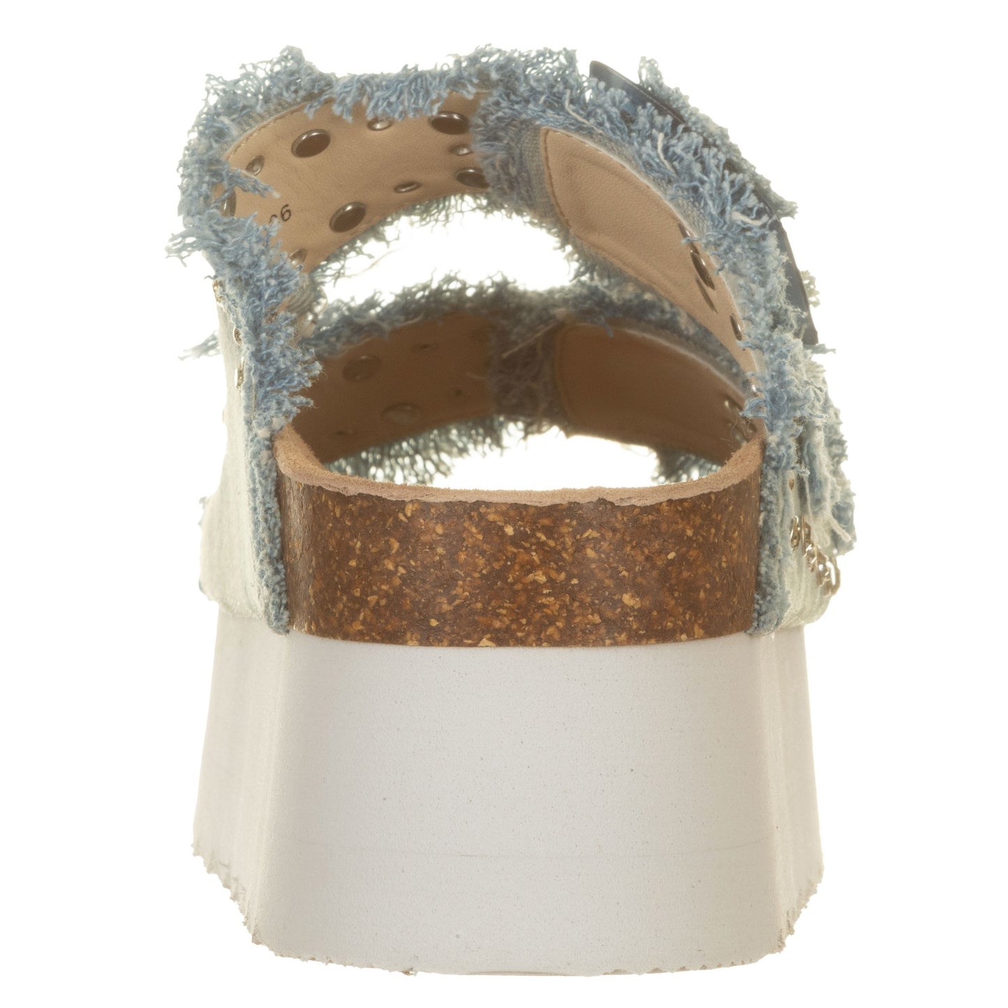 Platform denim con strass-Colors of California-VIALESCARPE