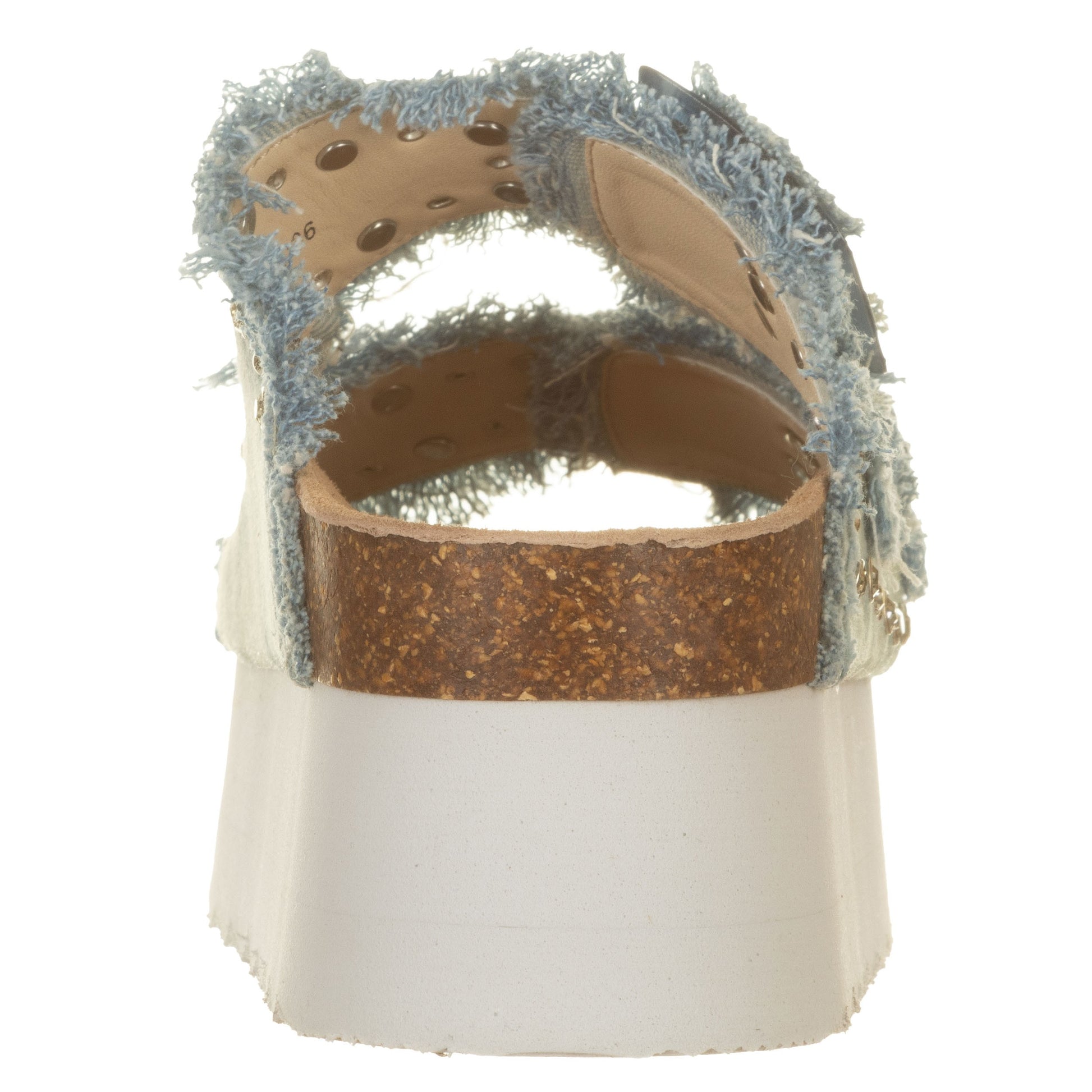 Platform denim con strass-Colors of California-VIALESCARPE