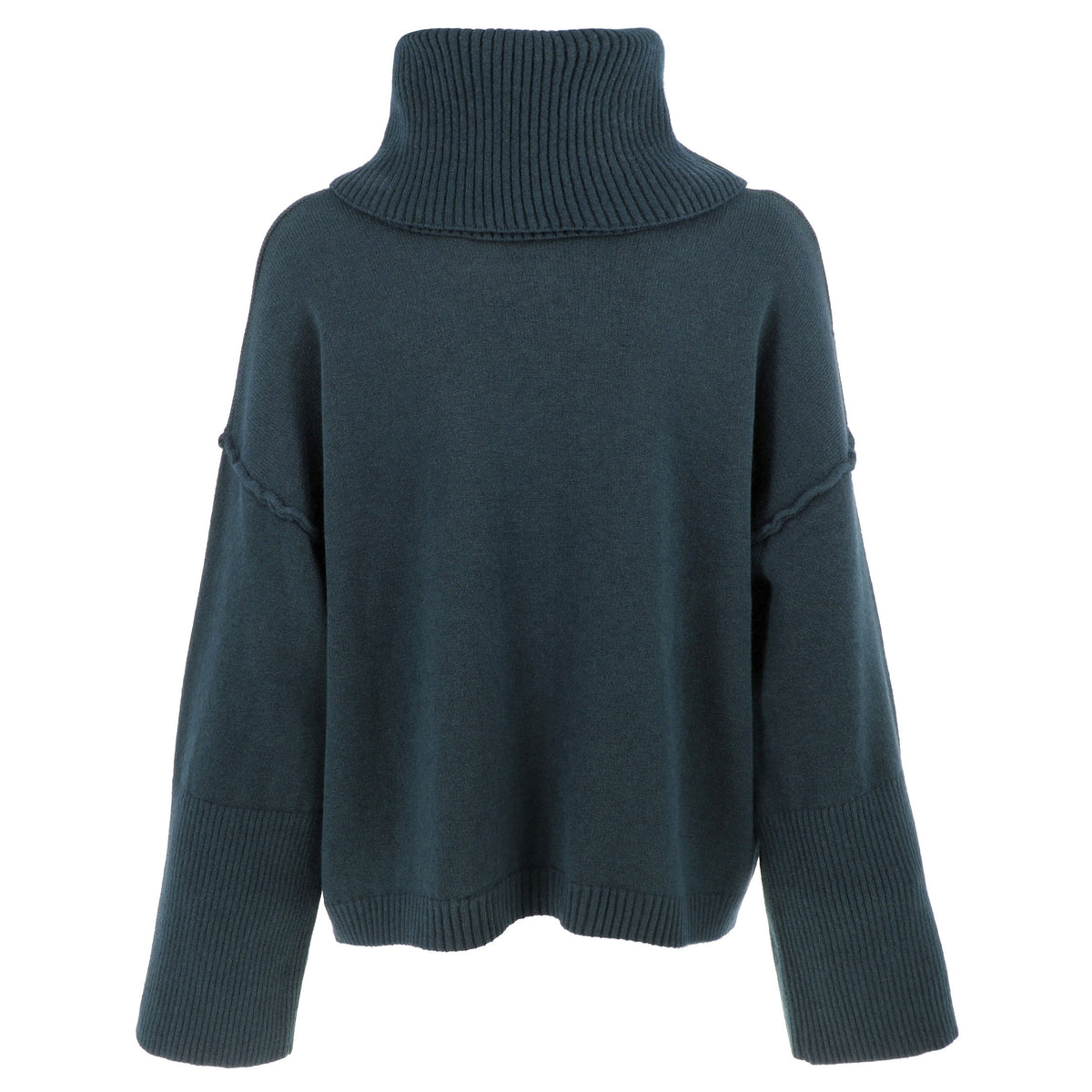 KARAKORUM Maglia Jacqueline ottanio con collo staccabile