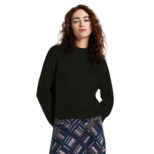 SURKANA - Maglione aderente collo perkins e maniche raglan-SURKANA-VIALESCARPE