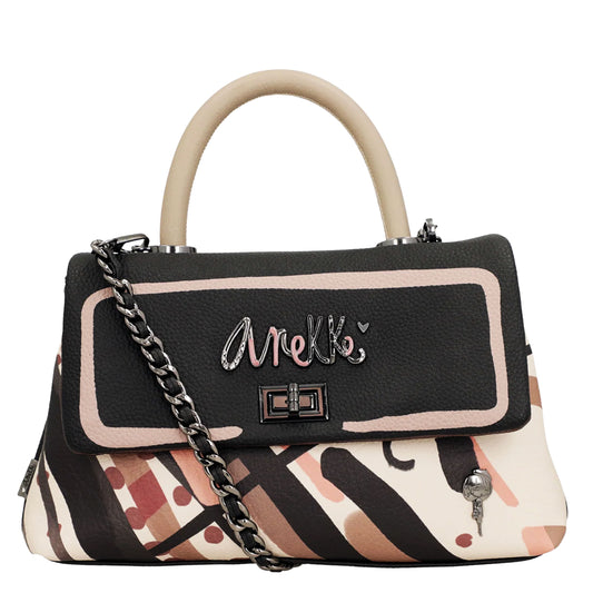ANEKKE - Borsa manico corto e tracolla Parisian