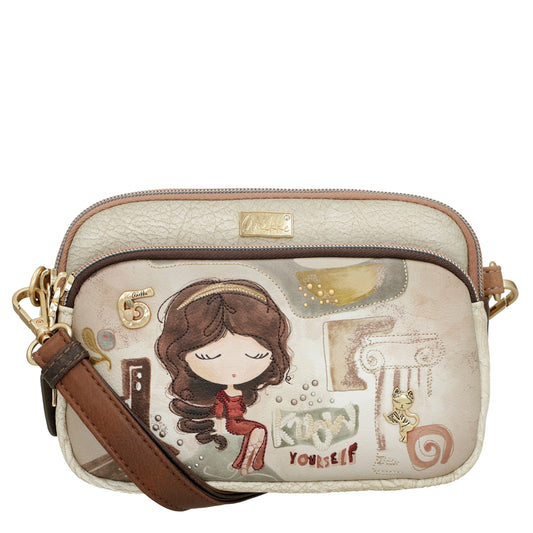 ANEKKE Borsa a tracolla piccola Muse a 3 scomparti-ANEKKE-VIALESCARPE