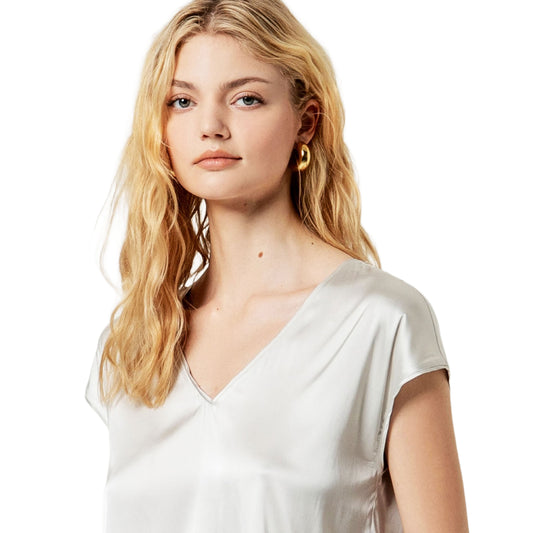 SURKANA Blusa con collo a V Perla-SURKANA-VIALESCARPE