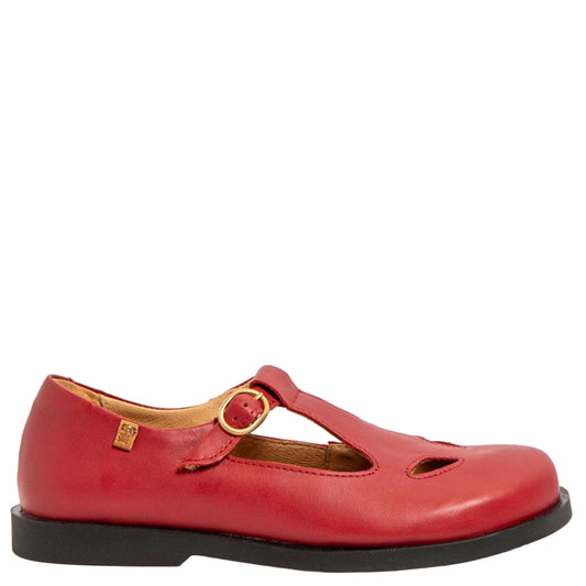 Sandali due buchi El Naturalista ARENISCA Nappa Rosso