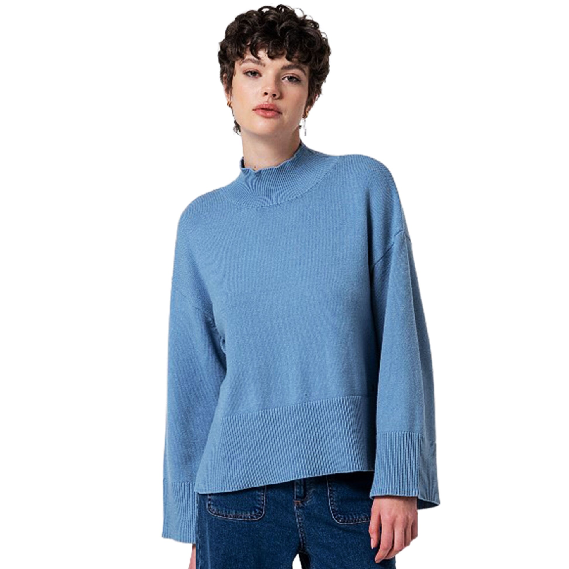 SURKANA - Maglione a collo alto e maniche ampie-SURKANA-VIALESCARPE