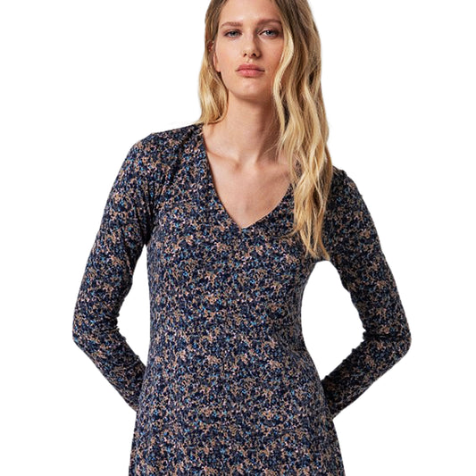 SURKANA - Abito midi con scollatura a V-SURKANA-VIALESCARPE