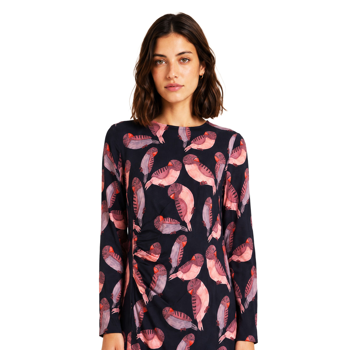 PEPALOVES Abito Midi Birds