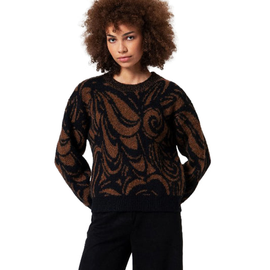 SURKANA - Maglione girocollo con maniche a sbuffo-SURKANA-VIALESCARPE