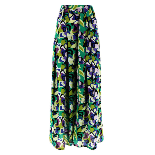 KARAKORUM Pantaloni SOLEDAD Verde e Multicolor-KARAKORUM-VIALESCARPE