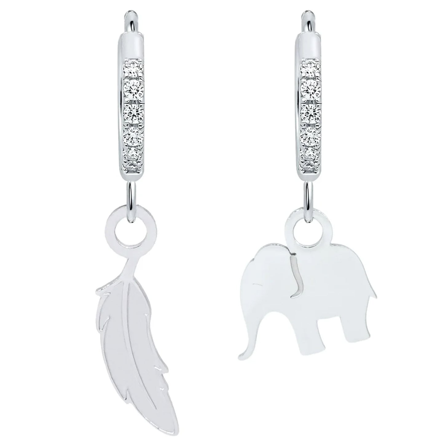 MAD TEA - Orecchini anelle Elefante-MAD TEA-VIALESCARPE